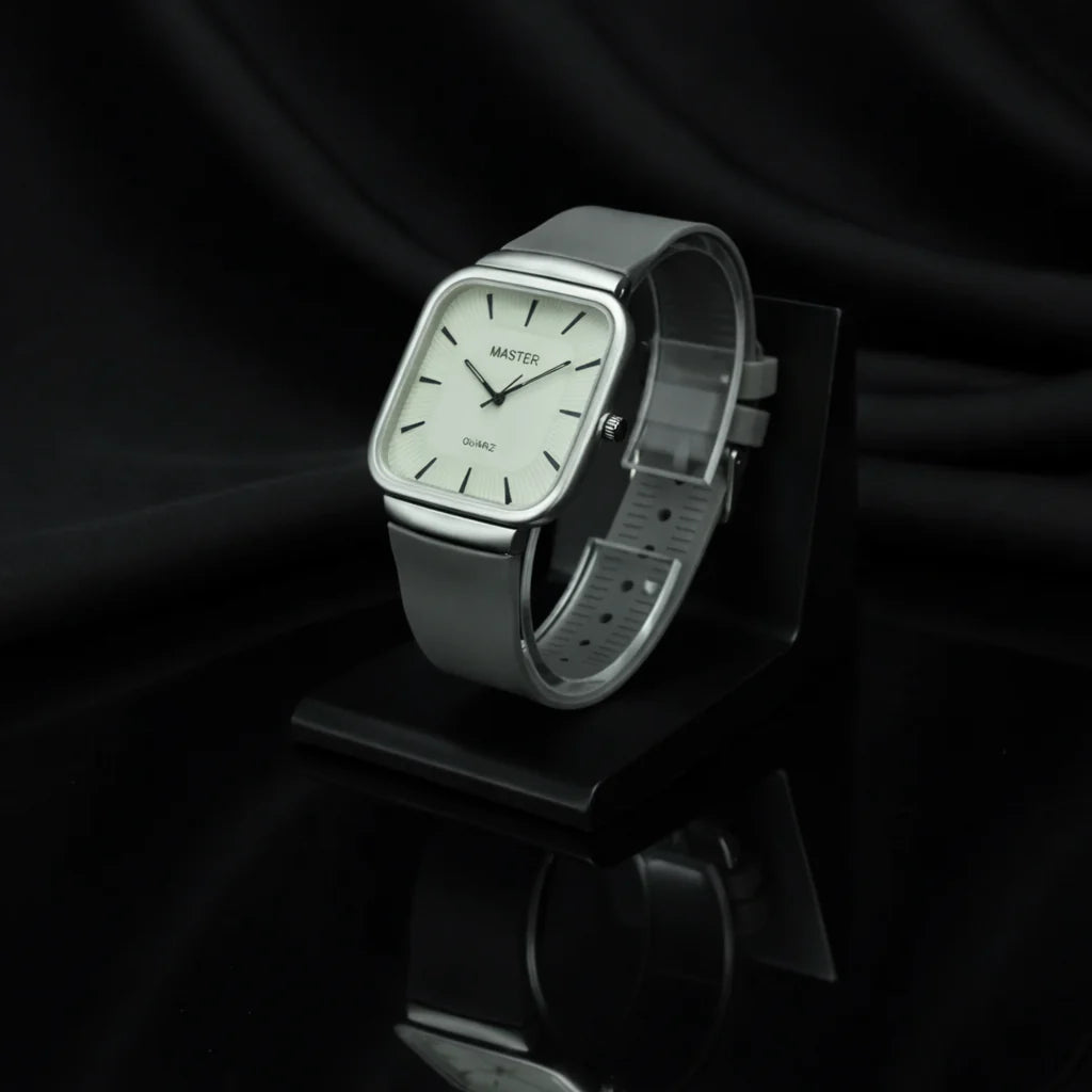 Quartz Silicon Strap Watch