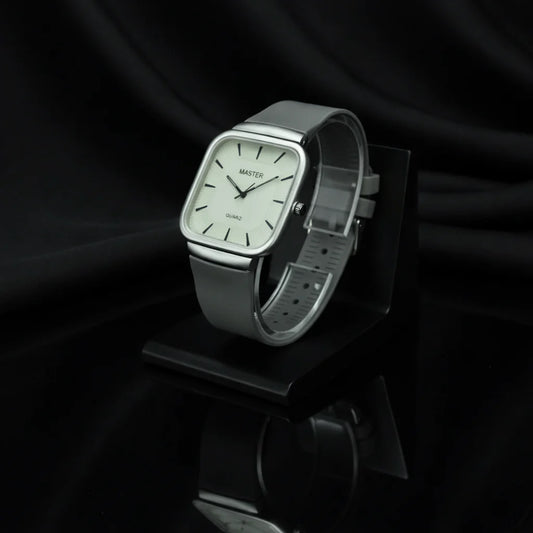 Quartz Silicon Strap Watch