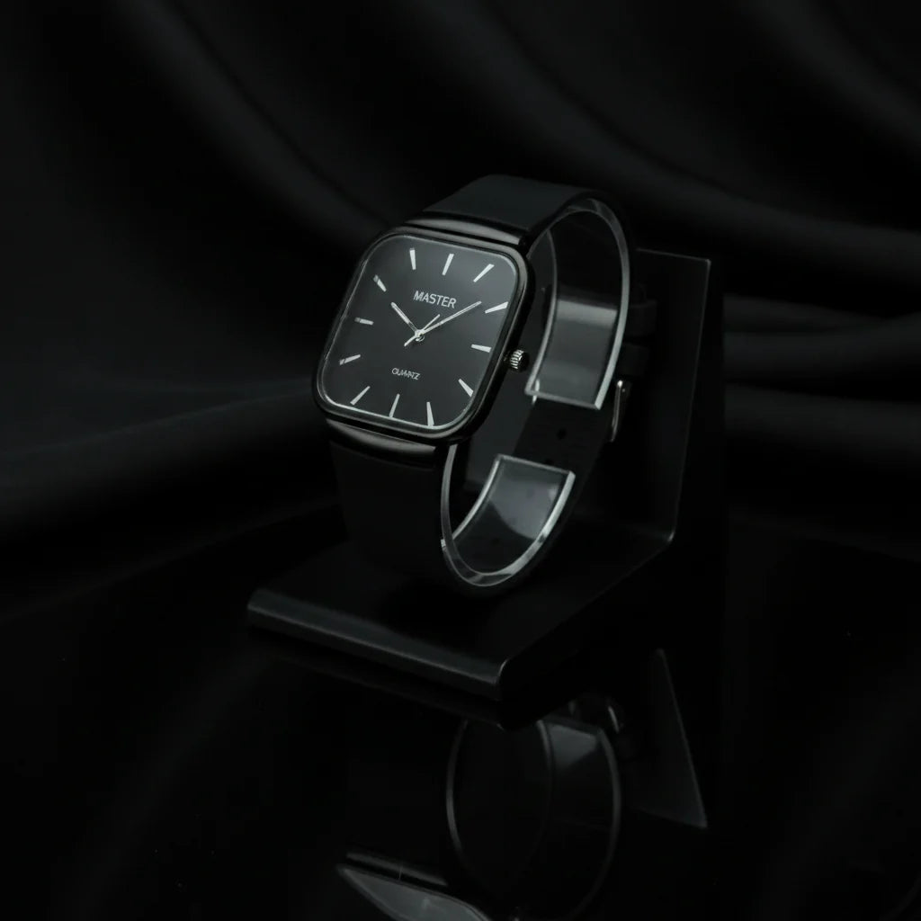 Quartz Silicon Strap Watch