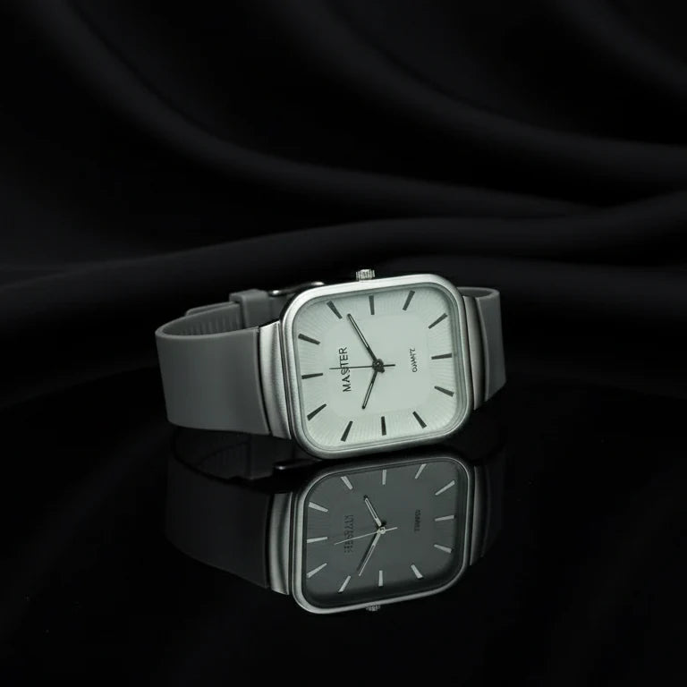Quartz Silicon Strap Watch